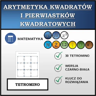Tetromino: Arytmetyka kwadratów i pierwiastków kwadratowych