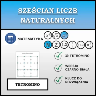 Tetromino: Sześcian liczb naturalnych