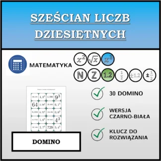 Domino: Sześcian liczb dziesiętnych