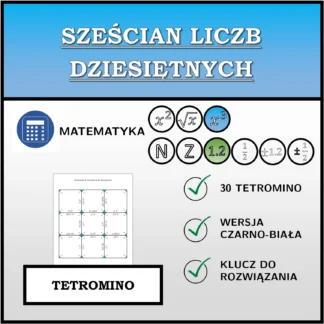 Tetromino: Sześcian liczb dziesiętnych