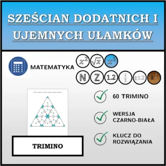 Trimino: Sześcian dodatnich i ujemnych ułamków