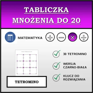 Tetromino: Tabliczka mnożenia do 20
