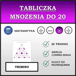 Trimino: Tabliczka mnożenia do 20