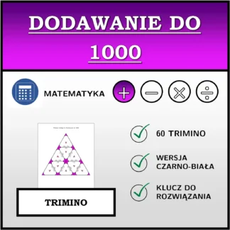 Trimino: Dodawanie do 1000