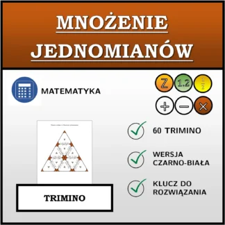 Trimino: Mnożenie jednomianów