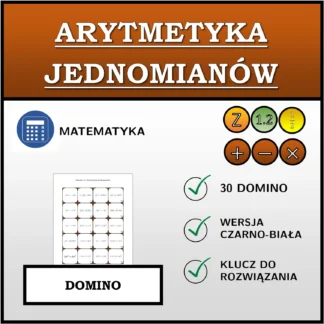 Domino: Arytmetyka jednomianów