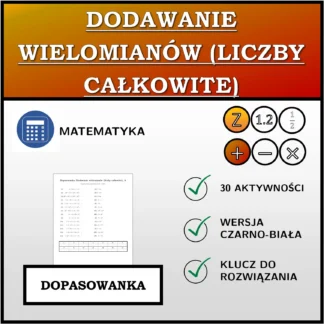 Dopasowanka: Dodawanie wielomianów (liczby całkowite)
