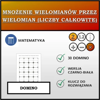 Domino: Mnożenie wielomianów przez wielomian (liczby całkowite)