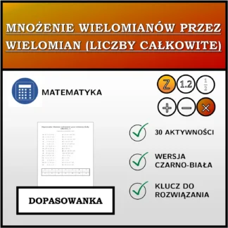 Dopasowanka: Mnożenie wielomianów przez wielomian (liczby całkowite)