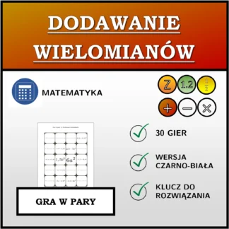 Gra w pary: Dodawanie wielomianów