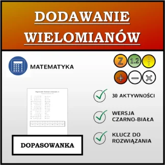 Dopasowanka: Dodawanie wielomianów
