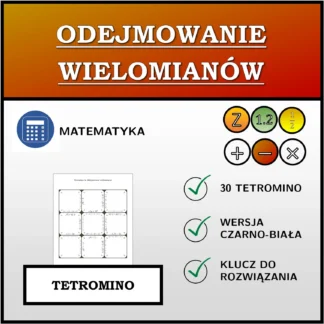 Tetromino: Odejmowanie wielomianów