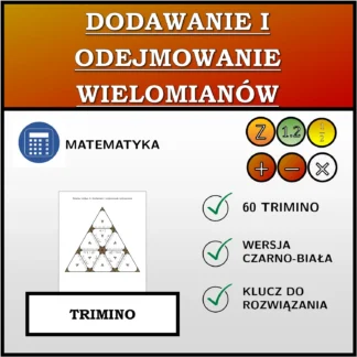 Trimino: Dodawanie i odejmowanie wielomianów