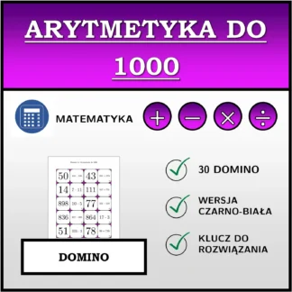 Domino: Arytmetyka do 1000