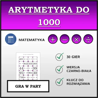Gra w pary: Arytmetyka do 1000