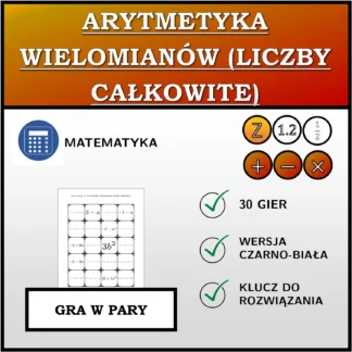 Gra w pary: Arytmetyka wielomianów (liczby całkowite)