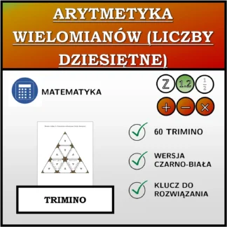 Trimino: Arytmetyka wielomianów (liczby dziesiętne)