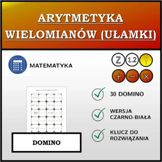 Domino: Arytmetyka wielomianów (ułamki)