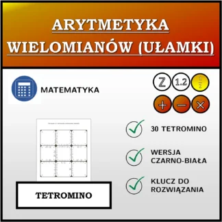 Tetromino: Arytmetyka wielomianów (ułamki)