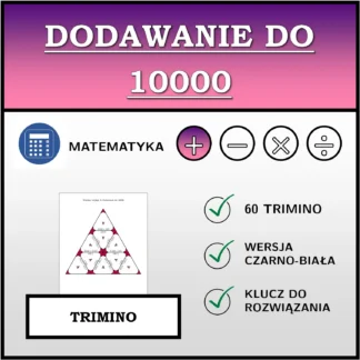 Trimino: Dodawanie do 10000