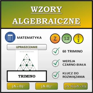 Trimino: Wzory algebraiczne, upraszczanie