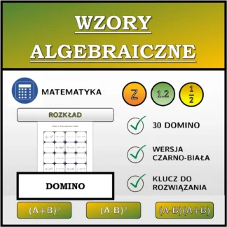 Domino: Wzory algebraiczne, rozkład