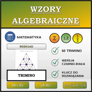 Trimino: Wzory algebraiczne, rozkład