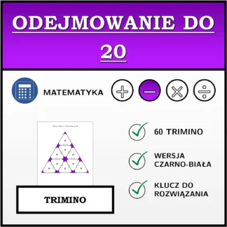 Trimino: Odejmowanie do 20