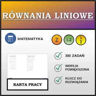 Karta pracy: Równania liniowe