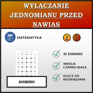 Domino: Wyłączanie jednomianu przed nawias