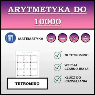 Tetromino: Arytmetyka do 10000