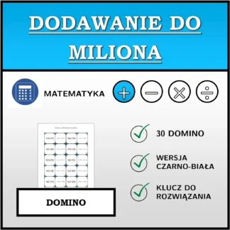 Domino: Dodawanie do miliona