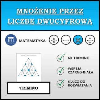Trimino: Mnożenie przez liczbę dwucyfrową