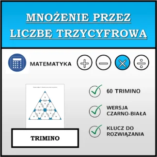 Trimino: Mnożenie przez liczbę trzycyfrową