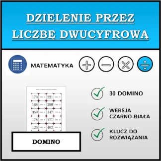 Domino: Dzielenie przez liczbę dwucyfrową