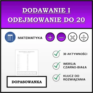 Dopasowanka: Dodawanie i odejmowanie do 20