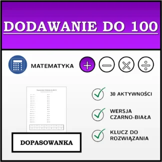 Dopasowanka: Dodawanie do 100