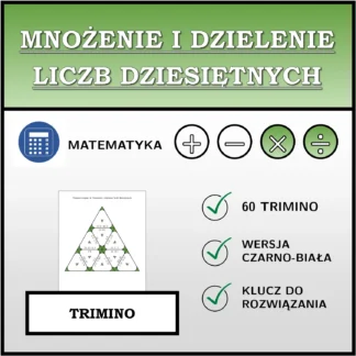 Trimino: Mnożenie i dzielenie liczb dziesiętnych
