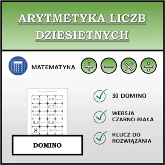 Domino: Arytmetyka liczb dziesiętnych