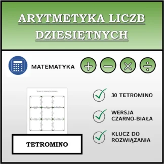 Tetromino: Arytmetyka liczb dziesiętnych