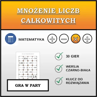 Gra w pary: Mnożenie liczb całkowitych