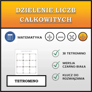 Tetromino: Dzielenie liczb całkowitych