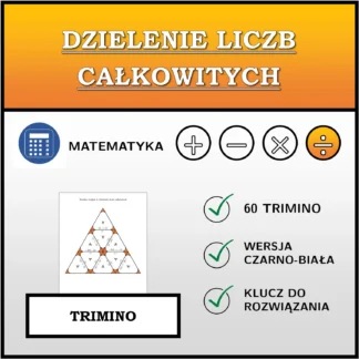 Trimino: Dzielenie liczb całkowitych