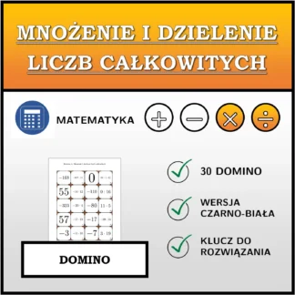 Domino: Mnożenie i dzielenie liczb całkowitych