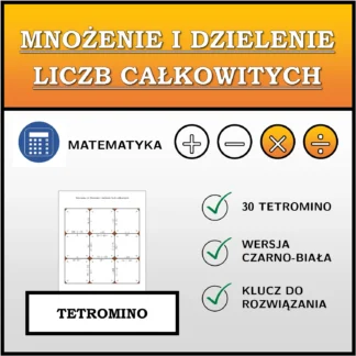 Tetromino: Mnożenie i dzielenie liczb całkowitych