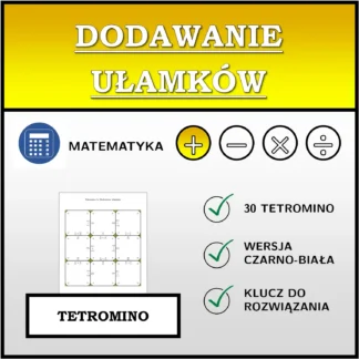 Tetromino: Dodawanie ułamków