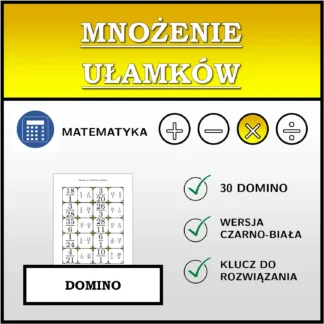 Domino: Mnożenie ułamków