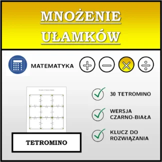 Tetromino: Mnożenie ułamków