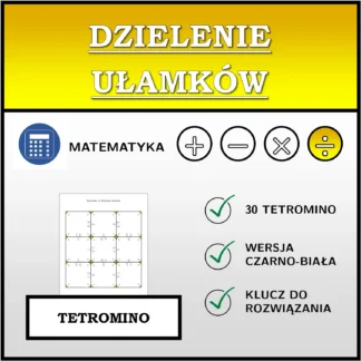 Tetromino: Dzielenie ułamków