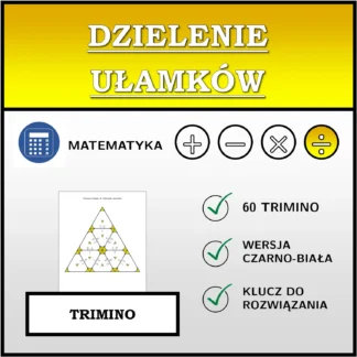 Trimino: Dzielenie ułamków